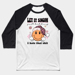 Funny Christmas Baseball T-Shirt